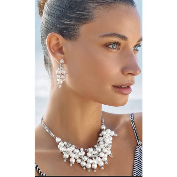 Brighton Double Strand Pearl-icious
Glass Pearl and Beaded Silver Tone Necklace - Picture 10 of 11